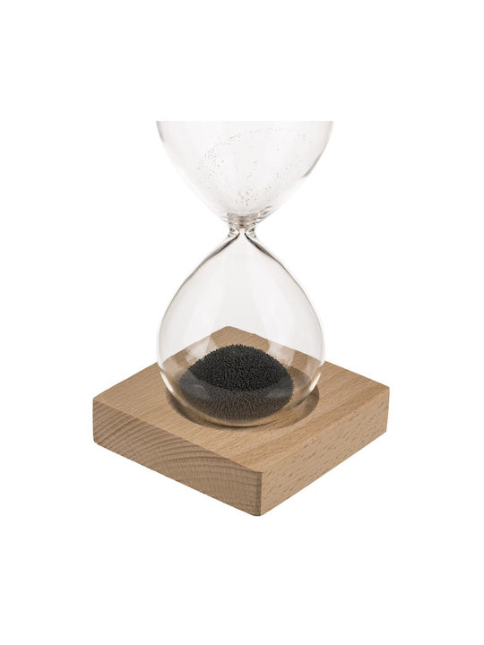 Out of the Blue Octopus Decorative Office Hourglass Made of Glass in Black Color