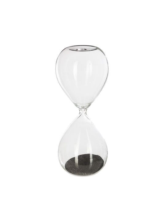 Click Office Hourglass Decoration from Glass 6x6x15cm in Beige color