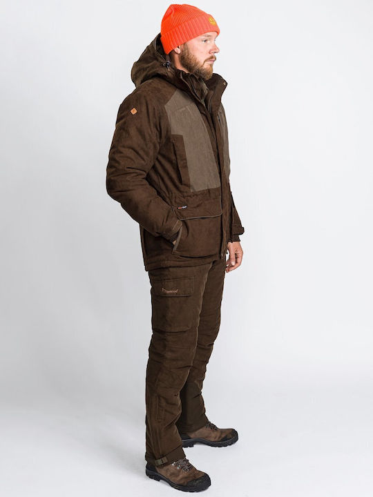 Pinewood Abisko 2.0 Jacket Αντιανεμικό Κυνηγετικό Μπουφάν Fleece Καφέ