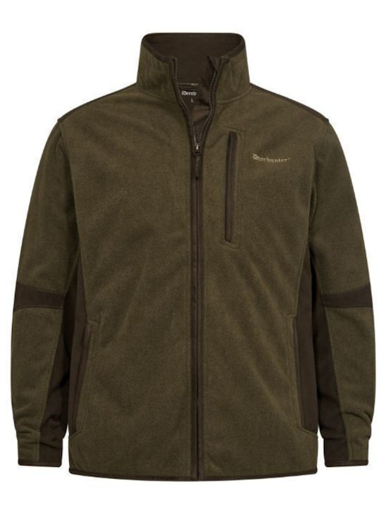 Deerhunter Gamekeeper Hunting Cardigan Fleece Khaki