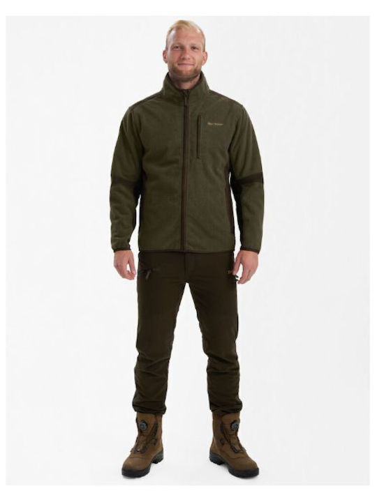 Deerhunter Gamekeeper Hunting Cardigan Fleece Khaki