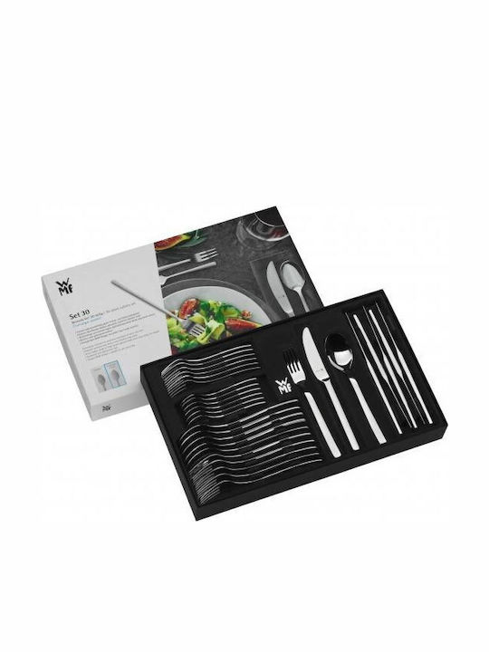WMF Virginia Cutlery Set Stainless Silver 30pcs