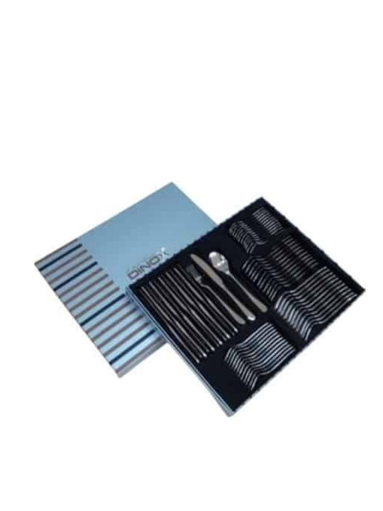 Dinox Porto Set de Tacâmuri Inoxidabil Silver 60buc