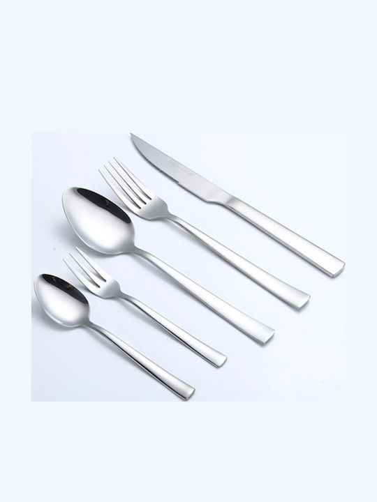 Dinox Porto Set de Tacâmuri Inoxidabil Silver 60buc