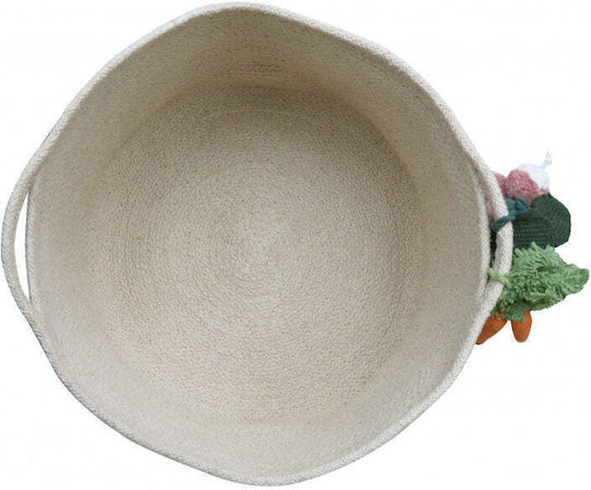 Lorena Canals Veggies Кошница за съхранение Текстил Бежов 30x30x23см 1бр