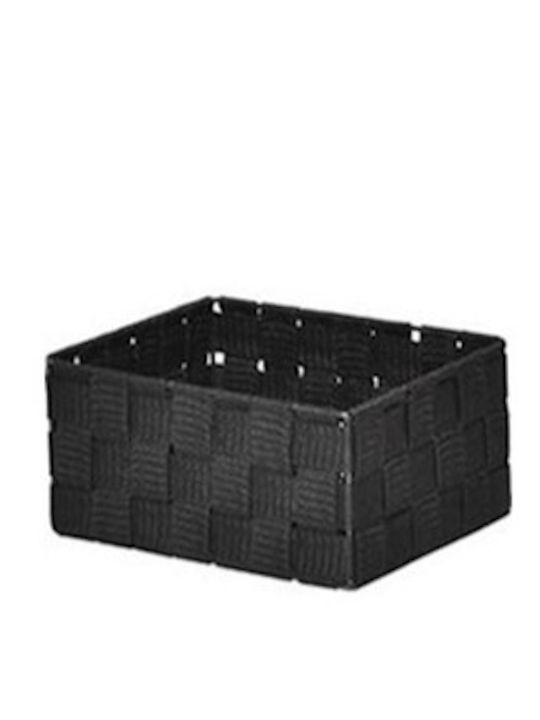 Atmosphera Καλάθι Αποθήκευσης Υφασμάτινο Μαύρο 20x16x10cm