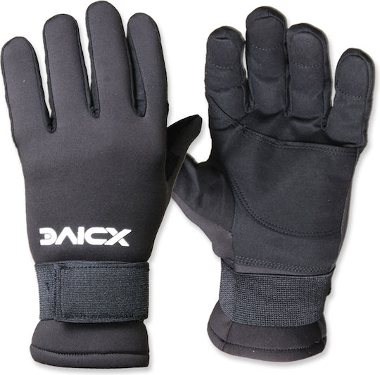 XDive Amara Gloves Diving Γάντια Κατάδυσης Μαύρο 2mm 2mm