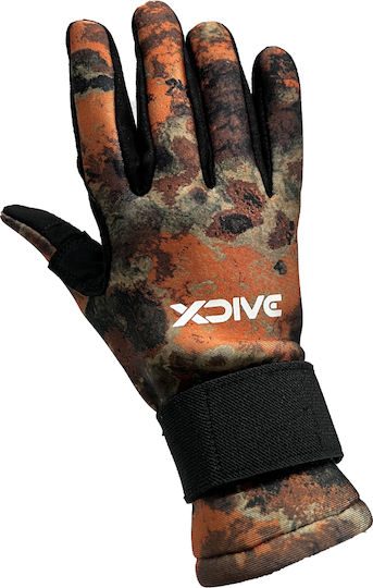 XDive Amara Γάντια Κατάδυσης Γάντια Κατάδυσης Από Neoprene Camo 2mm 2mm