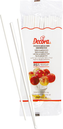 Decora Sticks for Pop Cake Paper 15.2x15.2cm 0050371 25pcs
