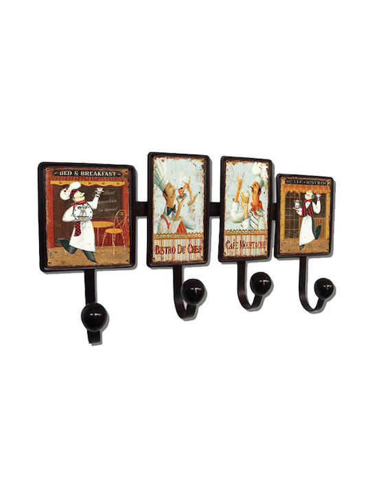 Metal Wall Hanger Chef