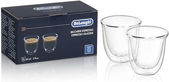 De'Longhi Σετ Φλιτζάνια Espresso 2τμχ