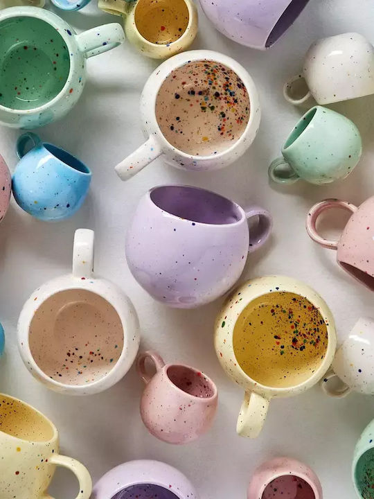 Egg Back Home Set of Cups Coffee Ceramic Brown 500ml 6pcs