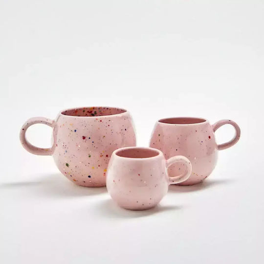 Φλυτζάνι Κεραμικό Egg Back Home Party Espresso Coffee Pink Τεμ 1 6x6 Cm 90 Ml