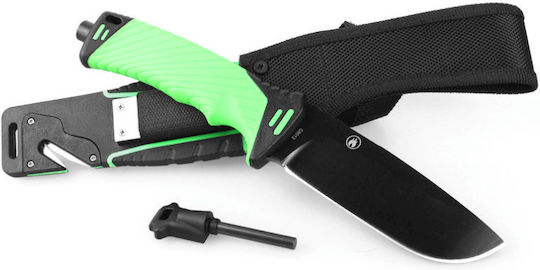 Ganzo G8012 Survival Knife Green with Sheath