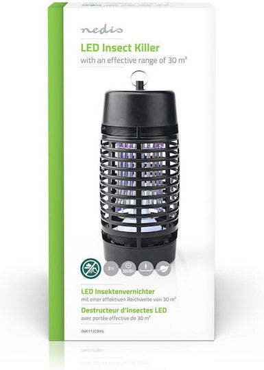 Nedis Ηλεκτρική Εντομοπαγίδα Led 3W 30m² INKI112CBK4