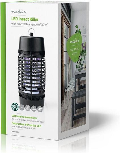 Nedis Ηλεκτρική Εντομοπαγίδα Led 3W 30m² INKI112CBK4