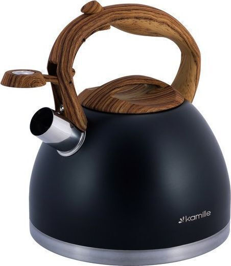 Kamille Βραστήρας Ανοξείδωτος Μαύρη 2700ml