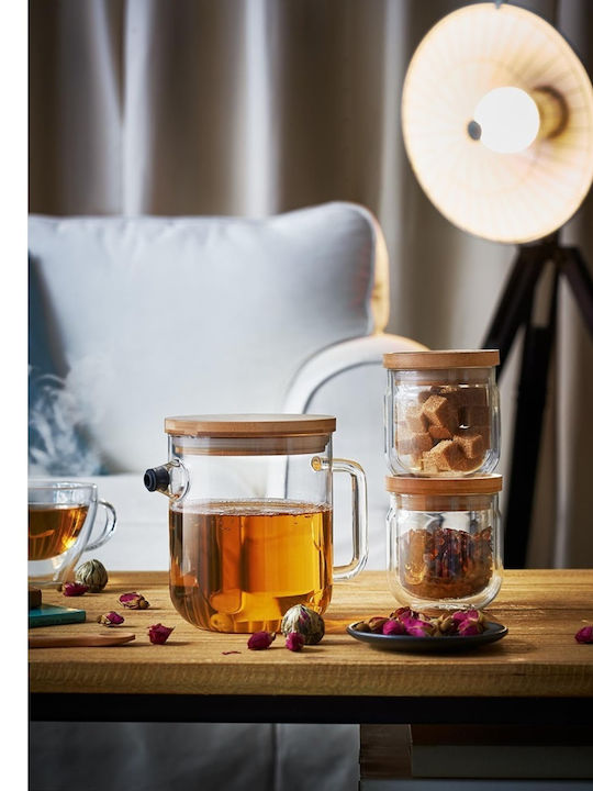 Luigi Bormioli Teapot Glass Transparent 1000ml