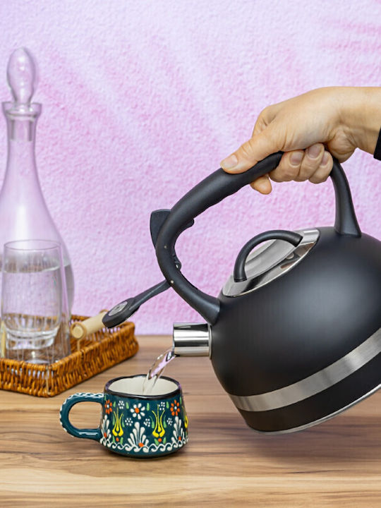Zilan Stainless Steel Kettle Black 3000ml