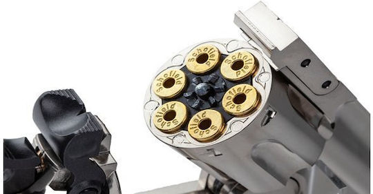 Asg Αεροβόλο Πιστόλι CO2 Schofield Nickel Μεταλλικό 4.5mm