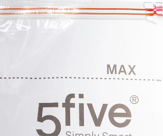 5Five Πλαστική Σακούλα Αποθήκευσης Ρούχων 59x49x1.7cm