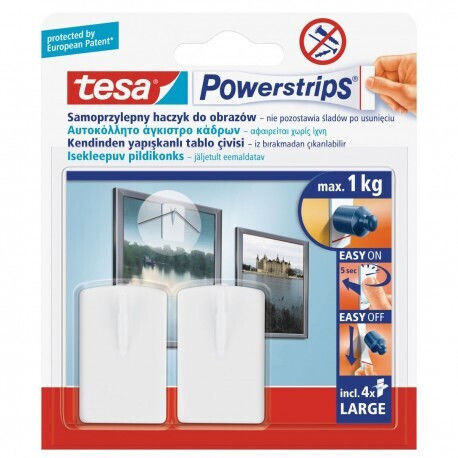 Self-adhesive Image Hook Powerstrips 2 Pcs White 58031-00128-01