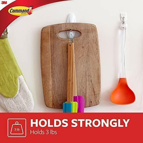 Metal Hangers Metal Handle 2 Pcs Reusable White 3m Command 17068