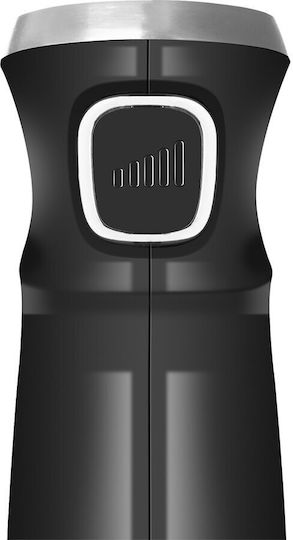 ECG Blender de mână cu tijă din oțel inoxidabil 800W Gri