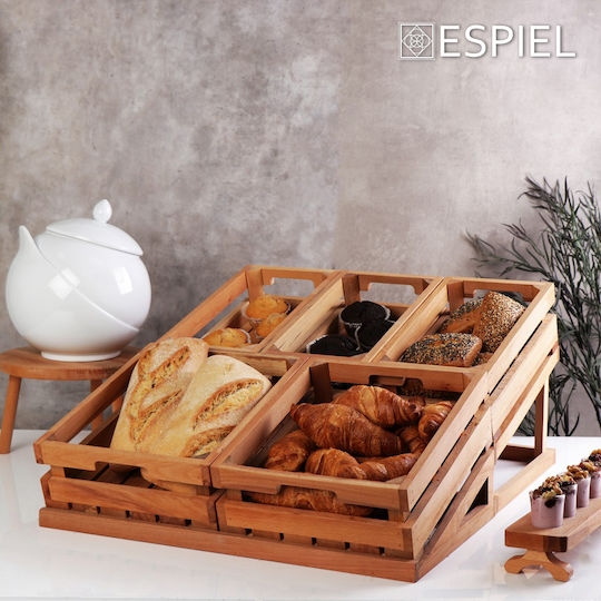 Espiel Πλατώ Σερβιρίσματος Τυριών Ξύλινο 15x15x10εκ.