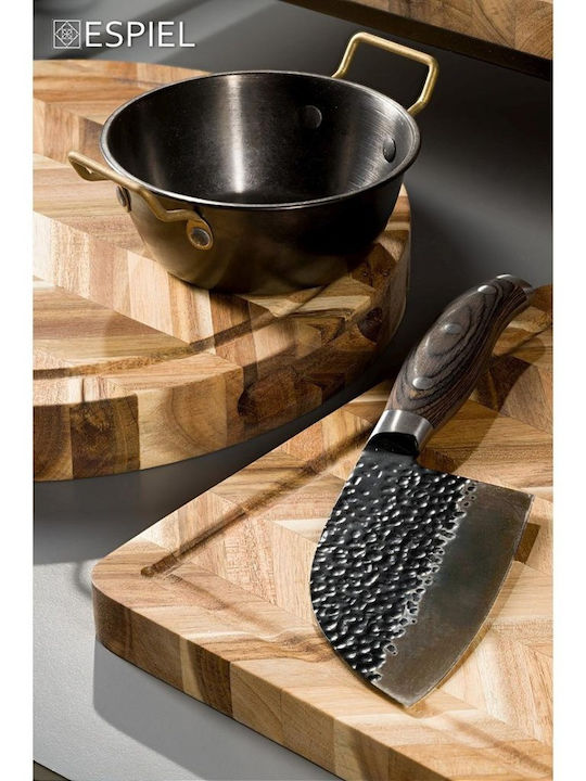 Espiel Zig Zag Wooden Serving Platter 39x28.5x2.5cm