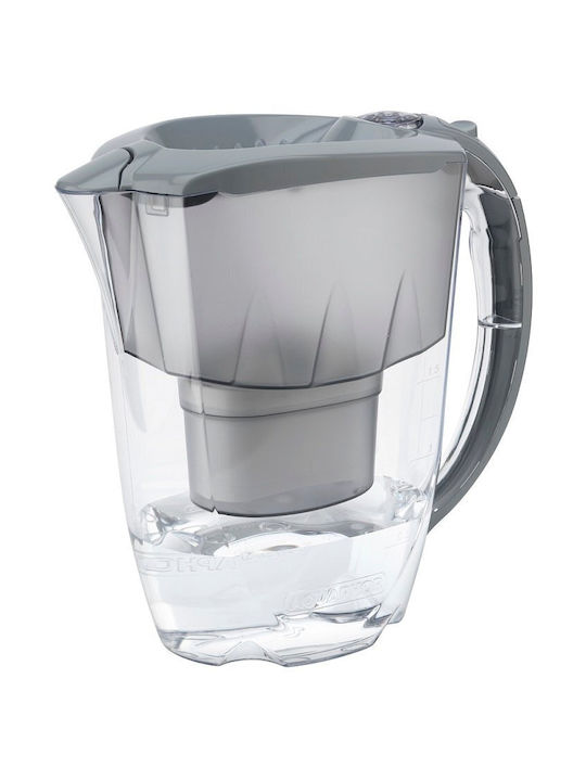 Aquaphor Κανάτα Amethyst Grey Πλαστική Με Καπάκι 2800ml