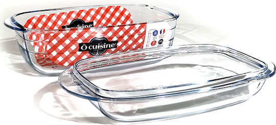 Ocuisine Dutch Oven Rectangular Glass with Glass Lid 33x20cm 1pcs