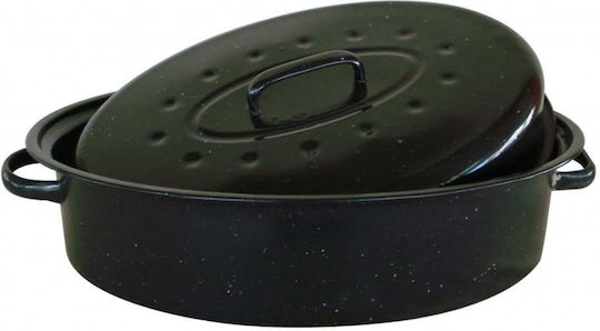 Ankor Dutch Oven Oval with Grill 42x32cm 1pcs