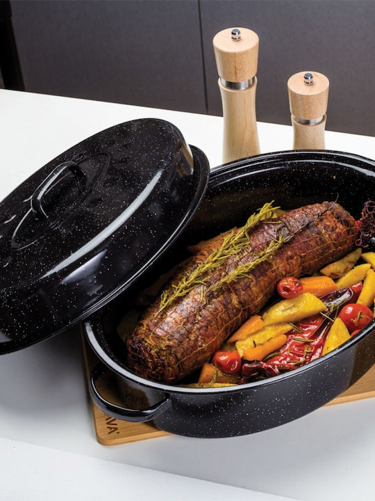 Nava Classic Dutch Oven Oval Made of Aluminum 36x26cm 1pcs