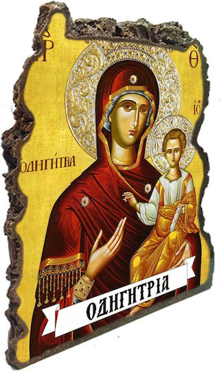 Holy Mary Guide Icon – Tabletop Artificial Stone 20cm