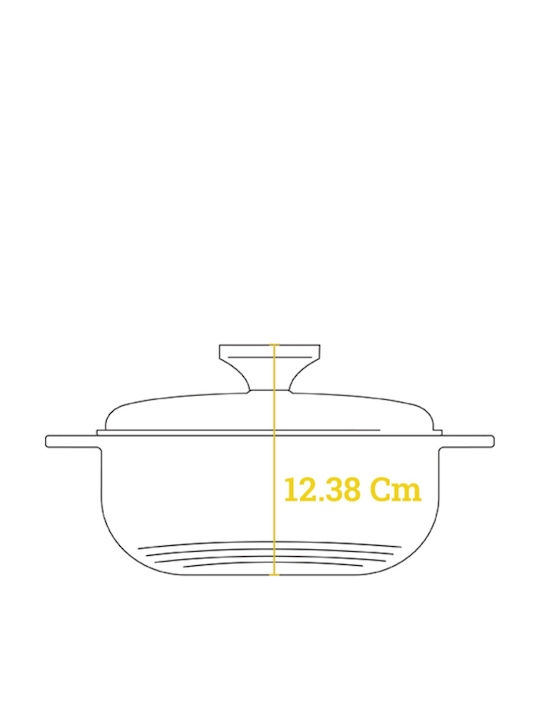 Lodge Γάστρα Στρογγυλή Μαντεμένια 17.78cm 1.4lt