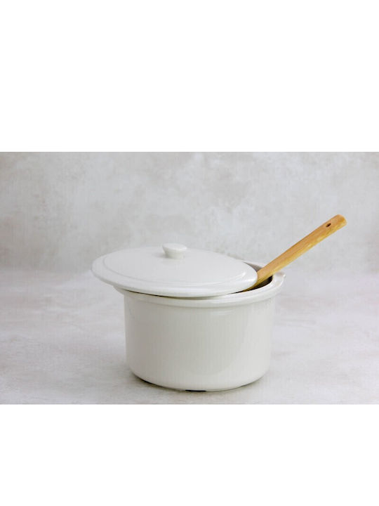 Viosarp Dutch Oven Round Ceramic 21.5x19.5cm 1pcs