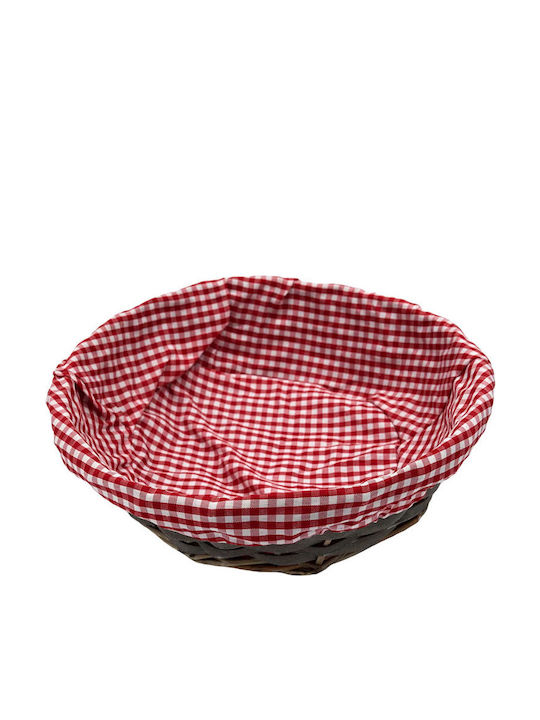 Sidirela Bread Basket made of Rattan Gray