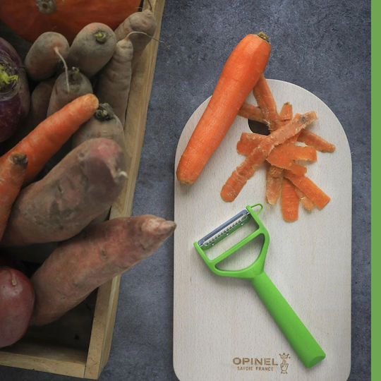 Opinel T-Duo cu Lamă Julienne din Plastic Green