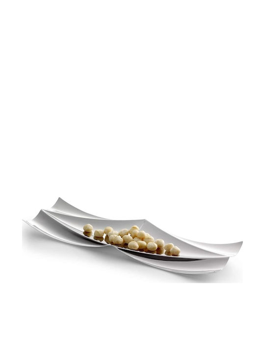 Philippi Elbharmonie Inox Ορντεβιέρα Μονής Θέσης Ασημί Π14xΜ23xΥ3cm 2τμχ