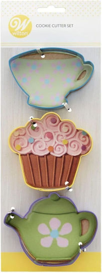 Wilton Metallic Cookie Cutter 3pcs