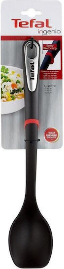 Tefal Ingenio Tiefe Servierlöffel aus Nylon Schwarz 33,6cm