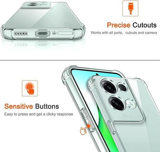 Back Cover Silicone Transparent (Oppo Reno8 Pro)