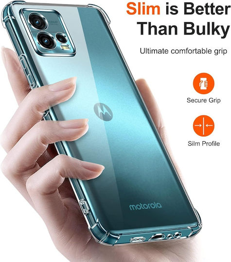 Back Cover Σιλικόνης Διάφανο (Moto G72)