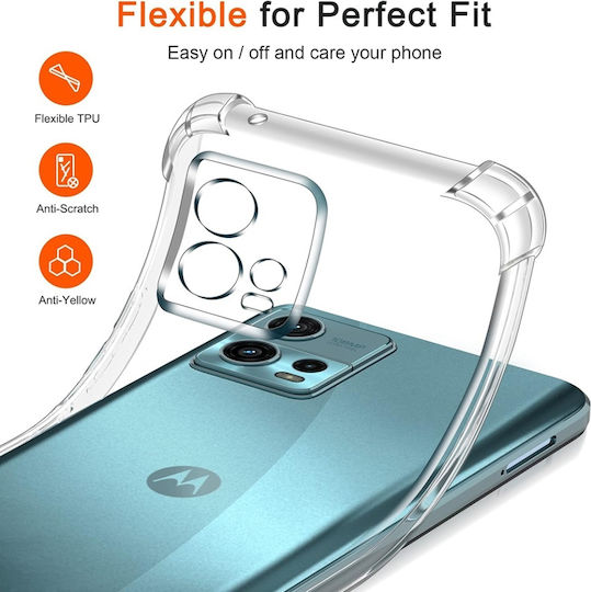 Back Cover Σιλικόνης Διάφανο (Moto G72)