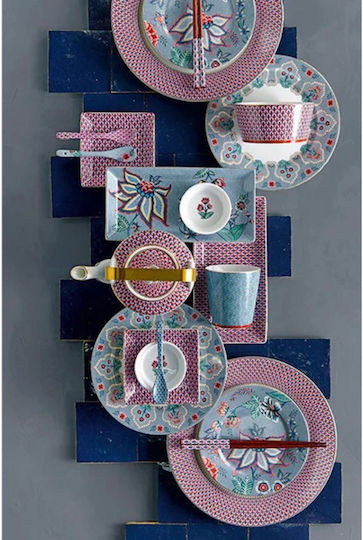 PiP Studio Flower Festival Essstäbchen aus Porzellan Blau 4pcs 51.003.261