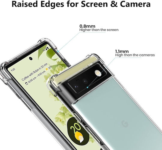 Back Cover Σιλικόνης Διάφανο (Google Pixel 6)