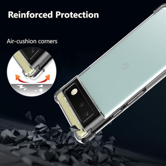 Umschlag Rückseite Silikon Transparent (Google Pixel 6 Pro)
