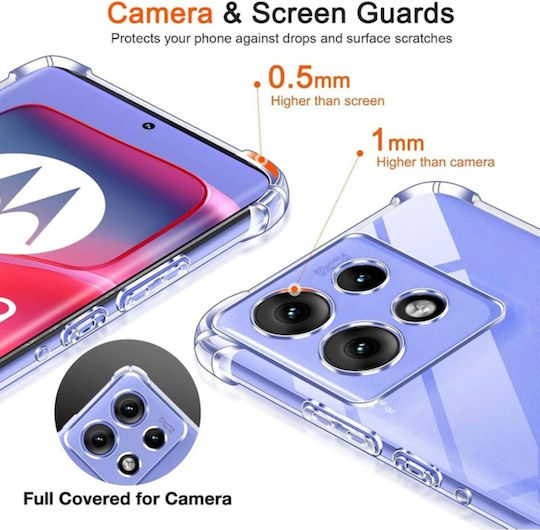 Back Cover Silicon Transparent (Motorola Moto G15, Motorola Moto G15 Power)