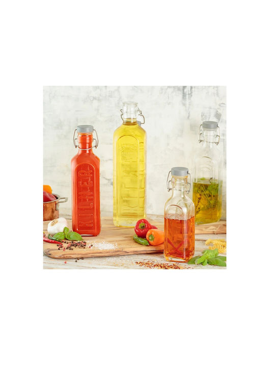 KIlner Glass Water Clip Top Bottle Kilner Transparent 600ml